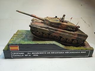 Maqueta Leopard A4 Ejército Español