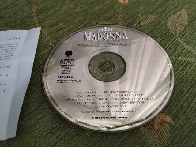 CD Madonna - Like a Prayer