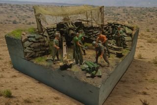 Maqueta Obús M114 Ejército Español