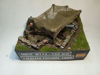 Maqueta Obús M114 Ejército Español