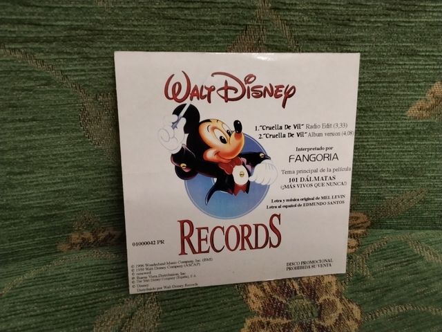 CD Fangoria Banda Sonora 101 Dálmatas