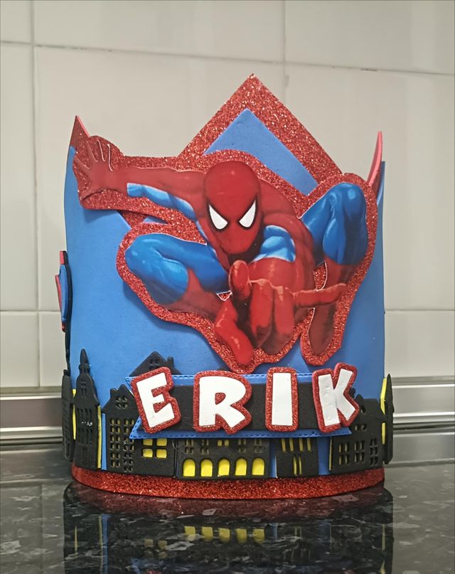 Corona Cumpleaños Spiderman