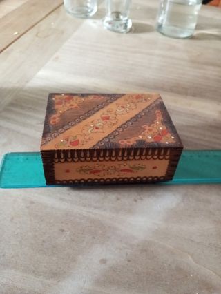 Scatola legno vintage