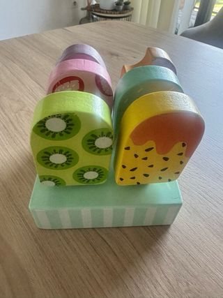 Helados madera - Juego infantil