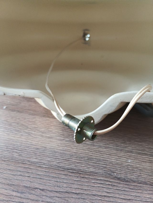 Lampada ceramica glicine vintage