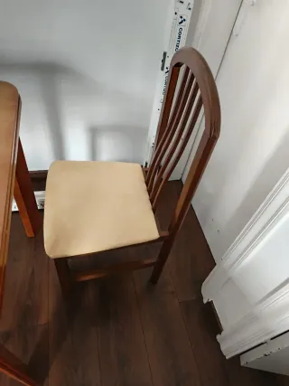 Mesa plegable + 4 sillas