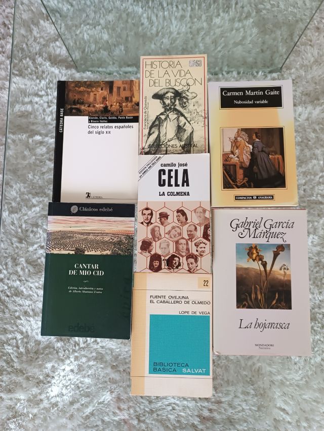 Lote 7 libros literatura clásica