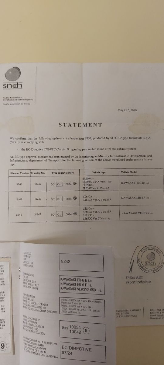 LeoVince Kawasaki Versys 650 y ER-6.
