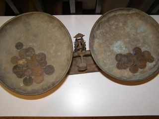 Balanza Antigua Romana de Latón