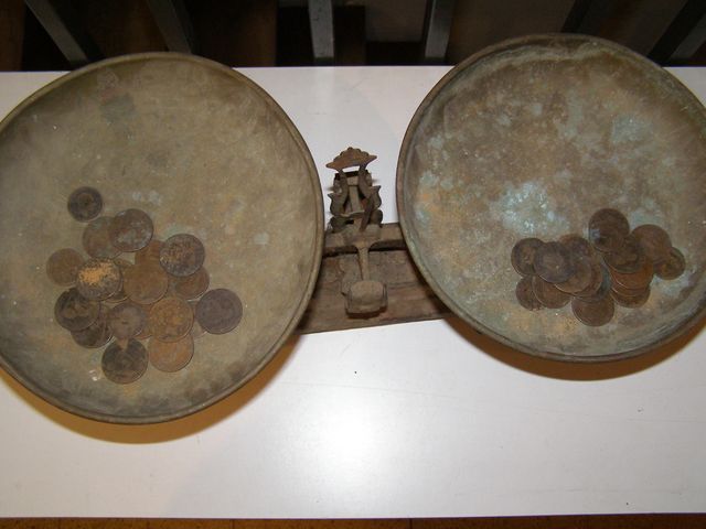 Balanza Antigua Romana de Latón