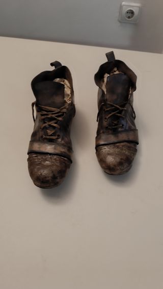 Botas fútbol antiguas (1920-30)