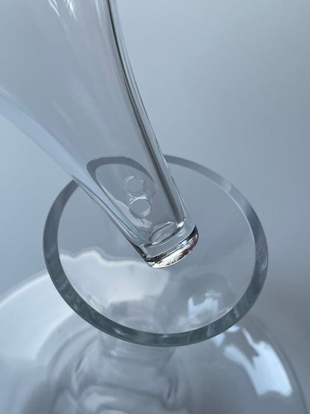 Decantador y embudo vidrio