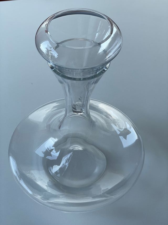 Decantador y embudo vidrio