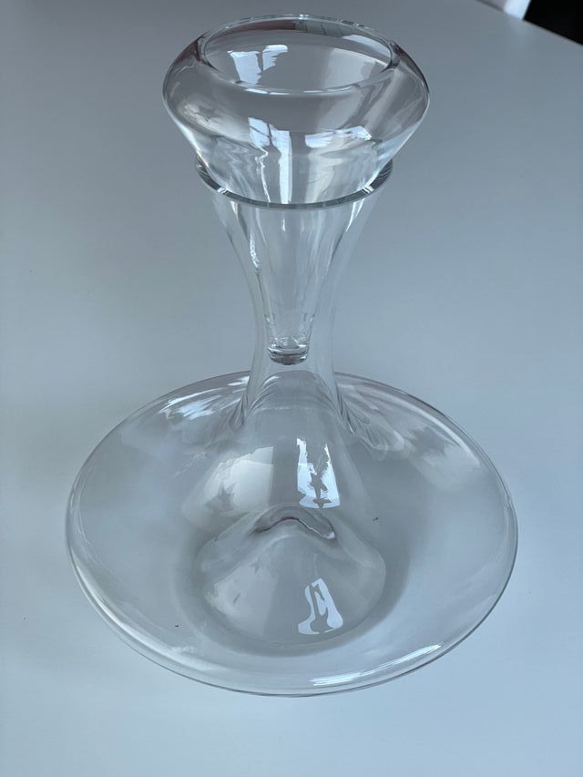 Decantador y embudo vidrio