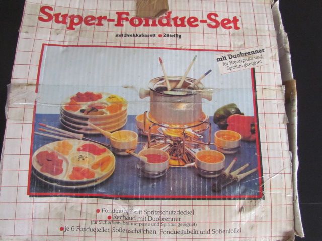 Set fondue antiguo
