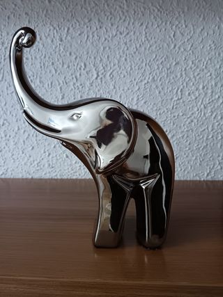 Elefante plata cerámica