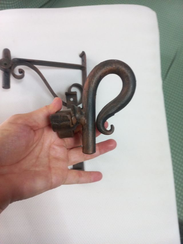 2 Soportes Pared Forja. Decorativos