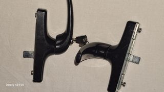 Manillas ventanas negras c/llave