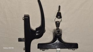 Manillas ventanas negras c/llave