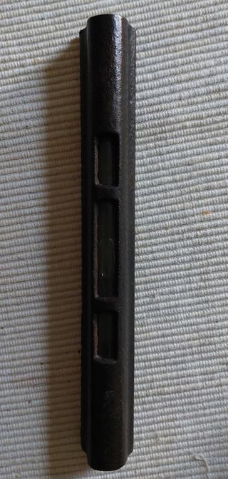 Nivel de herrero antiguo industrial