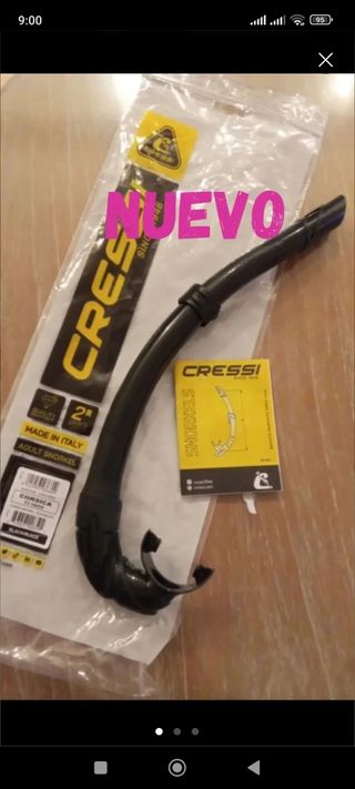 Snorkel Cressi Corsica - Negro