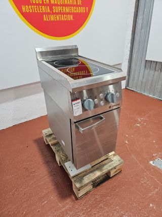 Cocina inducción doble acero inoxidable