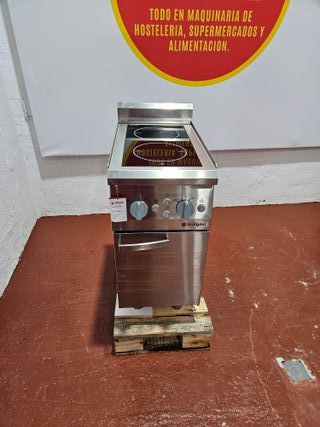 Cocina inducción doble acero inoxidable