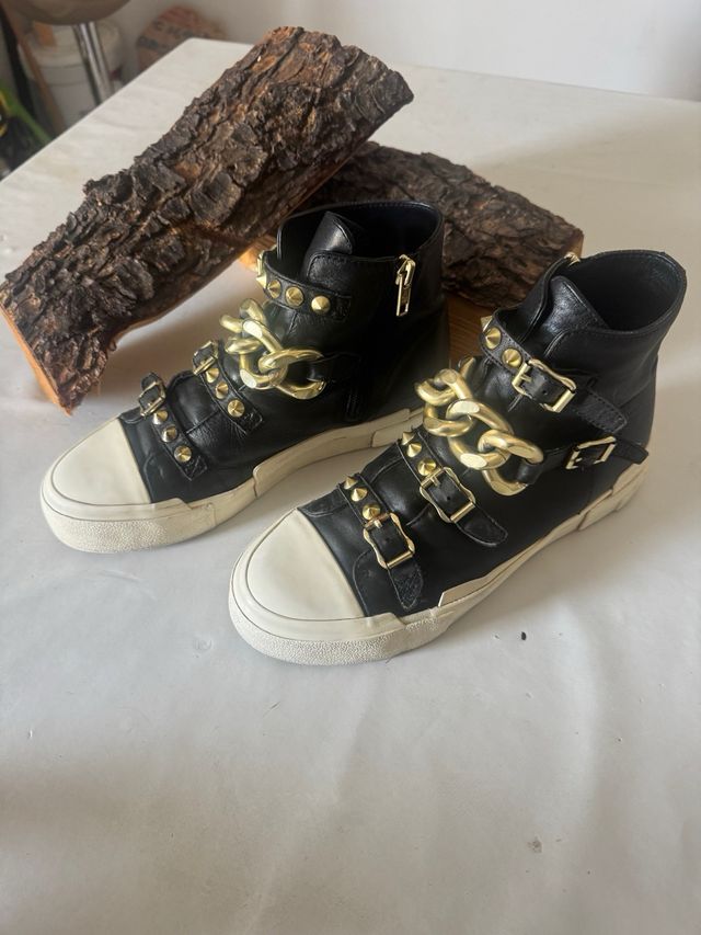 Sneakers ASH nere e oro