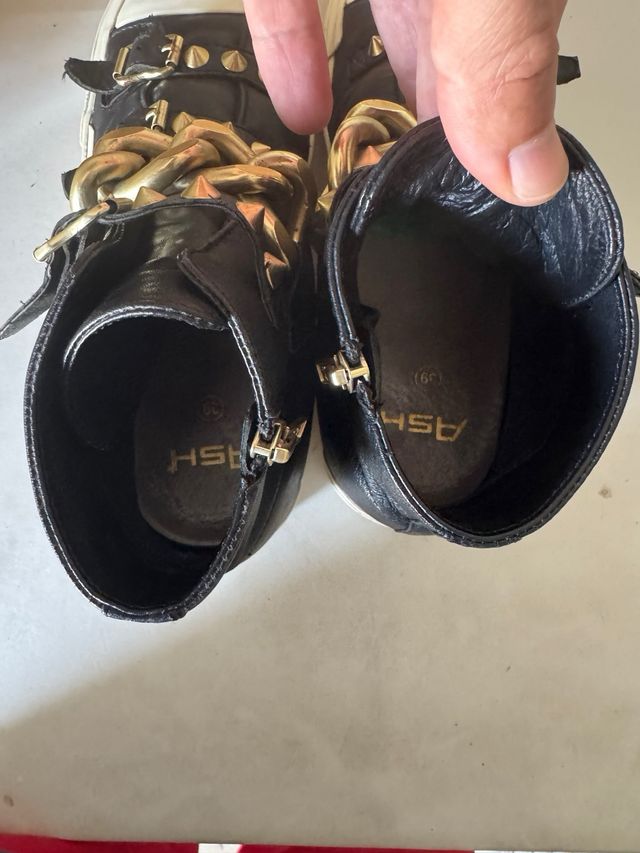 Sneakers ASH nere e oro