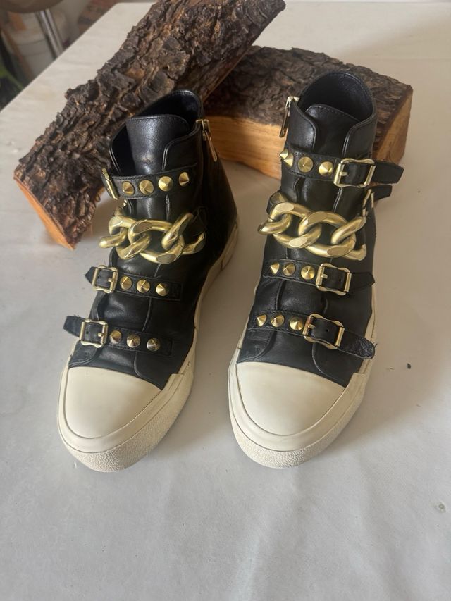 Sneakers ASH nere e oro