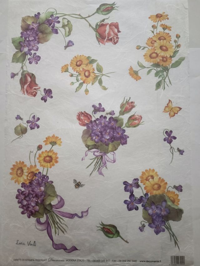 Set Carta Riso  Natale