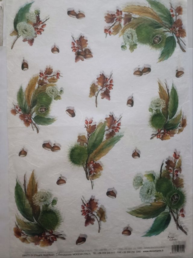 Set Carta Riso  Natale