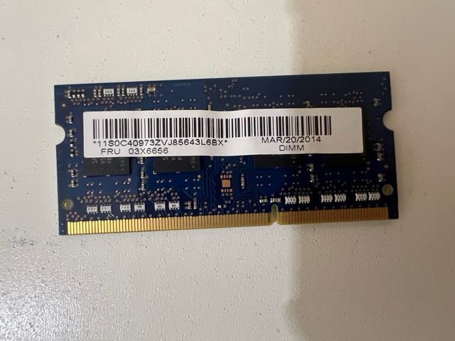 RAM Lenovo Thinkpad 4GB