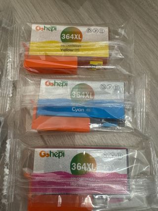 7 Cartuchos Goshepi 364XL 