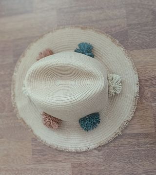 Sombrero paja multicolor niños