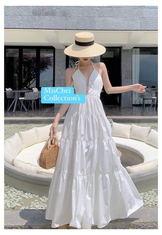 Vestido blanco MisChei Collection's