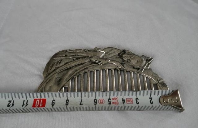 Precioso Peine plata Balinesa