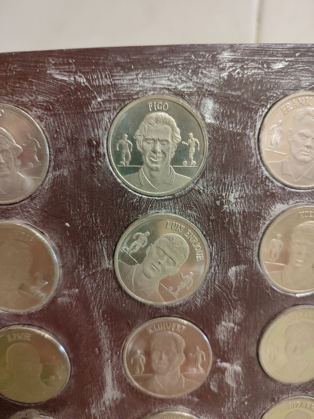 Colección oficial monedas FC Barcelona 1989-1999