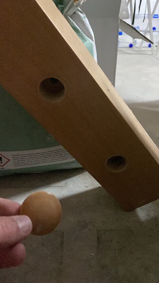 Baranda escalera madera-aluminio