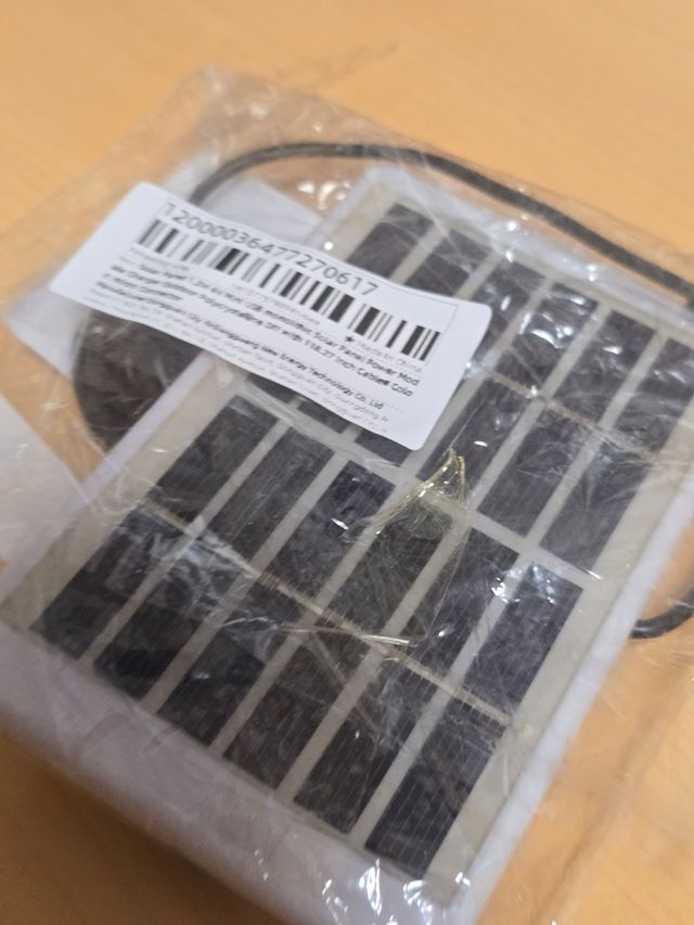 Mini placa solar 12cm