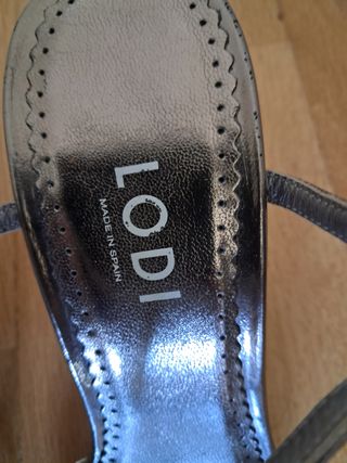 Sandalias Lodi tacón plata