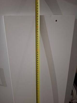 Baldas madera dm lacadas blanco