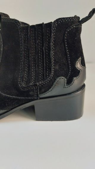 Botines Cowboy negros