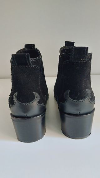Botines Cowboy negros