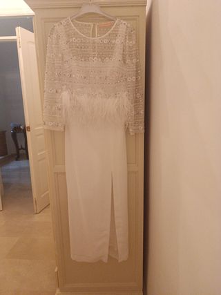 Vestido novia blanco fiesta