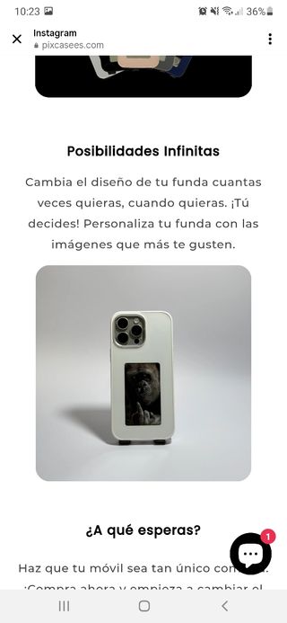 Funda foto iphone pixcase 16 pro max negro