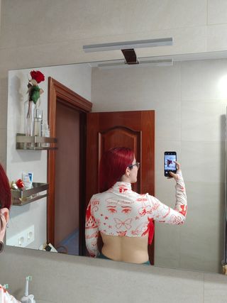 Top corto manga larga - Tatuajes