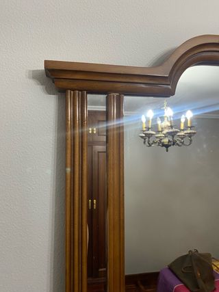 Espejo tocador madera vintage