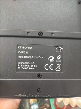 Teclado Insy - Negro