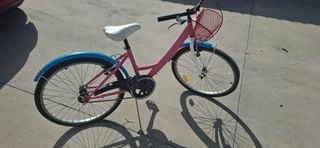 Bicicleta paseo niña 20" rosa